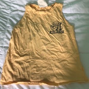 Yellow Malibu Tank - never worn